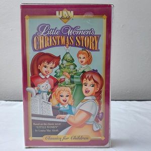Louisa May Alcott Little Women's Christmas Story VHS Video Tape 1992 Anime
